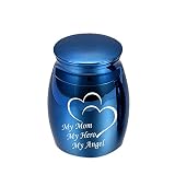 LTNWQ Urna Cenizas Adulto Cenizas Humanas Urna De Cremación Fúnebre Contenedor De Ataúd Caja Conmemorativa Fúnebre Contenedor De Metal