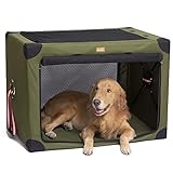 Ekiby Caja de transporte plegable para perros y gatos pequeños y medianos (95 x 66 x 66 cm)