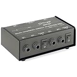 Stagg 2 Channel Passive DI Box With Mono/Stereo Switch SDI-ST