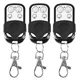 ILamourCar Mando Garaje Universal, 3 Piezas Mando a Distancia Automático para Puerta Universal, Frecuencia 433,92 MH, para Marcas FAAC/Nice/BFT/etc
