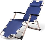 FVGBHN Sillón Reclinable Plegable para El Sol Tumbona, Minimalista, Moderno, Silla Reclinable De Metal para El Hogar, Sin Instalación, Plegable, Cama Individual, Moda, Balcón Portátil, Tabur