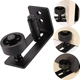 OurLeeme Guía Estable del Piso de la Puerta, 1PCS Rodillo Ajustable de la guía del Piso de la Puerta Deslizante del Metal Puerta corrediza de Granero guía Inferior