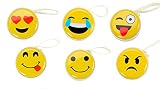 Cajita Metálica'Emoticonos' - Ideal cómo Monedero y para los Auriculares. Cajas para guardar detalles y regalos, ideal para 1ª Comuniones, celebraciones de fiestas de Cumpleaños