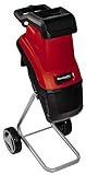 Einhell Trituradora eléctrica de cuchillas GC-KS 2540 (máx. 2500 W, Ø40 mm máx. de la rama, 2 cuchillas de volteo de acero especial, boca de la tolva de gran tamaño, prensador incluido)