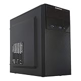 UNYKAch Aero C20 Micro ATX - Caja Ordenador con Fuente 500W y Sistema de Guiado de Cables para Mejorar el Flujo de Aire, 2 x USB 3.0