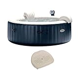 Intex Pure SPA Inflable para 6 Personas al Aire Libre Burbuja Hot Tub + Asiento Antideslizante Insertar