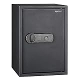 Amazon Basics - Caja fuerte con lector biométrico de huella dactilar - 50 l