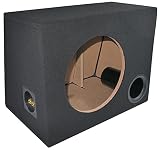 AERZETIX - C52233 - Caja de Altavoz vacía Bass Reflex 250mm 25l MDF Subwoofer Universal - Montaje en Superficie - Tela Negra