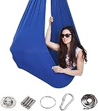 Terapia De Interior Swin Hamaca,Columpio Elástico De Terapia Sensorial,Columpio De Terapia Interior para Niños y Adultos,para Autismo,Hiperactividad, Aspergers y Hamacas Sensoriales (1.5M)