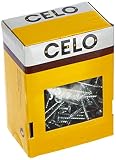 Celo 9440Vlox200 - Tornillo para Madera Velox Rosca Completa Cabeza Avellanada Impronta Pz Diámetro 4X40 Mm, Cincado, 200 Unidades