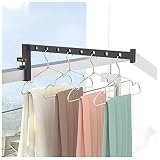 LXLTL Clip para Estante para Secado de Ropa, para Mesa con Marco de Puerta y Ventana Interior Tendedero para Armario barandilla Estudiante Dormitorio Marco de la Cama Barra de Ropa