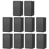 Jixista Caja de Conexiones a Prueba de Agua Impermeable Caja de Derivación Electrónica de Plástico para Bricolaje 10PCS Negro Cubierta de Plástico Caja Instrumento Caso DIY Energía Junction Box