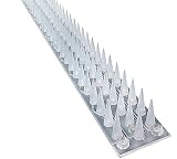 Pinchos anti palomas y gatos 2,5m - TRANSPARENTE Para balcones, barandillas, muros, ventanas y vallas. Eficaz y Discreto. AVIFIN
