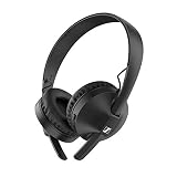 Audífonos inalámbricos Sennheiser HD 250BT Bluetooth 5.0 con AAC, aptX, Baja latencia aptX, tecnología de transductor y micrófono Integrado con una duración de batería de 25 Horas, Carga rápida