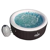 Lay-Z-Spa Jacuzzi SPA Hinchable Redondo Miami 669 L Acampada Camping Caravana Senderismo Descanso Vacaciones Jardín Terraza Piscina