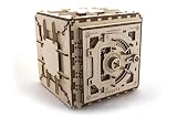 UGEARS Caja de seguridad - Mecánico 3D Rompecabezas de Madera - Kit de Construcción Sin Pegamento