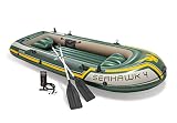 Intex 68351NP - Barca Hinchable Seahawk 4 con Remos 351 x 145 x 48 cm