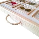 R-Crea - Mesa de luz Montessori RGB 48x37x7 Color Natural - Certificadas por la Universidad de Murcia