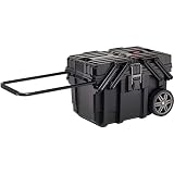 Keter 233743 Job Box - Carro Horizontal, Negro, 62.6 x 35.3 x 39 cm