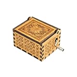 Caja de música Zelda Caja de música clásica Regalo de cumpleaños Cumpleaños Classico Antiguo Tallado Cajas Musicales Brown Fancy Decoración