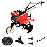 SAKAWA Motoazada Motocultor 7CV con Accesorios Arranque Eléctrico