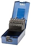 Bohrcraft 00811520025 de la Industria de plástico caja azul oscuro KR 13 vacíos de 25 de piezas para broca espiral HSS DIN 338