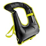 Rrtizan Chaleco de Esnórquel Hinchable Unisex para Buceo, Chaleco de Nadada, Ayuda de la Nadada, Snorkeling, Chaleco de Pesca, Natación