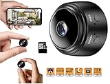 Mini Camara Espia Oculta WiFi - Cámara Espía Full HD 1080p con Detección de Movimiento - Mini Camara de Seguridad Portátil - con Visión Nocturna para Vigilancia Interior,Exterior.