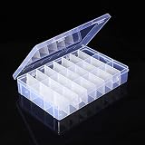 OriGlam Caja de almacenamiento de componentes electrónicos de 24 compartimentos, caja de almacenamiento componente, caja de SMD SMT, cajas de componentes electrónicos