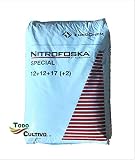 Nitrofoska Special. Abono granulado con microelementos para viña, parrales y Huerta 12-12-17 (2) MG. Saco de 25 kg. con magnesio, azufre y Boro, nutrientes Esenciales para la Vid.