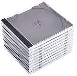 Hama 44746 - Carcasa Para Cd 10 Unidades, Transparente