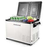 Nevera Compresor Portátil Eléctrica de 40 Litros, Nevera Portatil 12/24/230 V para Coche, Camping, Camión, Barco y Hoga, Modo ECO/MAX, 10°C a -20°C