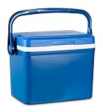 TIENDA EURASIA Nevera Portátil con Asa - Material Super Resistente y de Gran Durabilidad - Disponible en Varios Tamaños - Ideal para Jardín, Campo, Playa (7 L - 19 x 28 x 24 cm)
