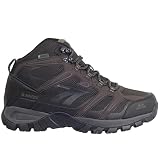 HI-TEC MUFLON MID botas montaña hombre,Botas de Senderismo Hombre,Membrana impermeable y transpirable Dri-Tec (Chocolate/Taupe, numeric_46)