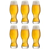Libbey Vaso de Cerveza IPA / Vasos de Cerveza Artesanal - 48cl / 480ml - Set de 6 - Apto para Lavavajillas