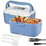 AUTOPkio Camión Fiambrera Electrica, Caja de Almuerzo Eléctrica Camión,24V 35W Calentador Alimentos Para Camión Caja Almuerzo Conductor 1.5L Calefacción Recipiente Bento