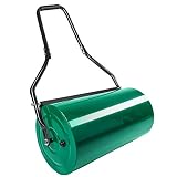 TecTake 402286 Rodillo de Césped de Metal 60 cm | Ancho de Rodillo: 60 cm | Rodillo Ø: 31 cm | Volumen de Llenado (Rodillo): Aprox. 50 L