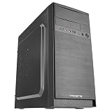 Tacens Anima AC4, Caja de Ordenador Micro ATX, Aluminio Pulido, USB 3.0, Negro
