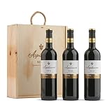 Azpilicueta Reserva Caja de madera Premium 3 botellas D.O.Ca Rioja Vino - 750 ml