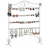Mango Steam Organizador de Joyas para Colgar Pendientes, Blanco