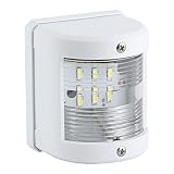 Luces de navegación para Barcos LED Marinas de 12V/24V 135 Grados Luz de señal de Barco Impermeable 5W IP66 Lámpara de mástil de navegación LED para Yates, Barcos de Pesca, cruceros