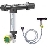 Suministros Infantes INYECTOR Venturi Fertilizante 25Ø 5mm con Llave dosificadora de precisión. Caudal máximo riego 1630 l/h. Caudal máximo Fertilizante 110 litros a 3 Bar. Rosca Macho 3/4'