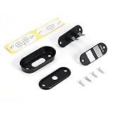 Kit de interruptor de bloqueo de puerta Tbest, interruptor de contacto de puerta corrediza 52g reemplazo para sistemas de bloqueo centralizado de alarma de furgoneta de carro de automóvil negro