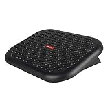 NGS FOOTNEST - Reposapiés Ergonómico de Altura Regulable, Reposapies para Oficina con Inclinación 0-15º y Base Antideslizante
