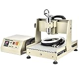 CNC DIY 3040 - Máquina de grabado de 4 ejes, fresadora, fresadora CNC, kit de grabado, 800 W, con USB, para metal, vidrio, madera y piedra