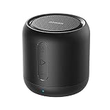 Anker Altavoz Bluetooth, Soundcore Mini, Super Altavoz portátil con 15 Horas de reproducción, Rango de 20 Metros Bluetooth, Bajos mejorados, Funciona con iPhone, iPad, Samsung, Nexus, HTC y más