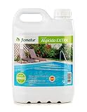 Flonatur Algicida 5 litros Antialgas Larga duración con Efecto abrillantador no espumoso, Elimina Algas de Piscinas, spas, jacuzzis, Fuentes, Piscinas de plástico (2 Envases 5L (10 litros))