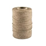 D.RECT Cuerda de Yute | 1,2mm, 250m | Natural Yute Twine | para Fotos, Regalos, Manualidades, Cuerda de jardinería Bricolaje