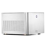 GOLDEN FIELD N-2S Micro ATX/Mini ITX Mid-Torre Caja de la Computadora Aluminio Plata Caja PC para Cajas de Ordenador de Sobremesa