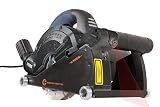 FERM Rozadora de pared 1650W - 150mm - Láser - Incl. 2 hojas diamantadas, adaptador de la aspiradora y bolsa de almacenamiento